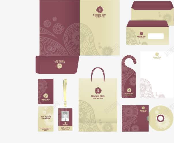 企業(yè)辦公用品VI矢量圖與免費(fèi)素材資源全解析